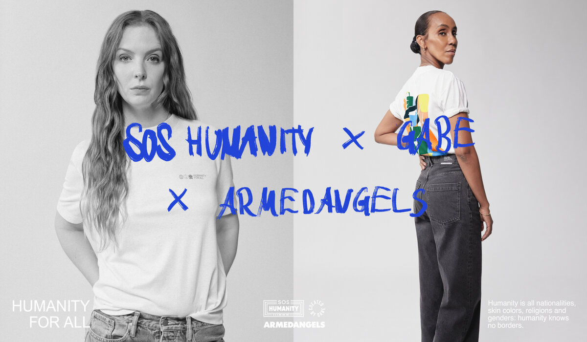 Hadnet Tesfai als Botschafterin für Armedangels in der Kampagne SOS Humanity.